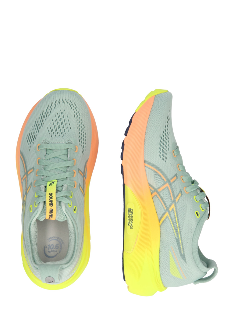 ASICS Sneaker de alergat 'GEL-KAYANO 31 PARIS'  galben citron / verde mentă / portocaliu deschis