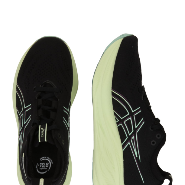 ASICS Sneaker de alergat 'GEL-NIMBUS 26'  verde deschis / negru