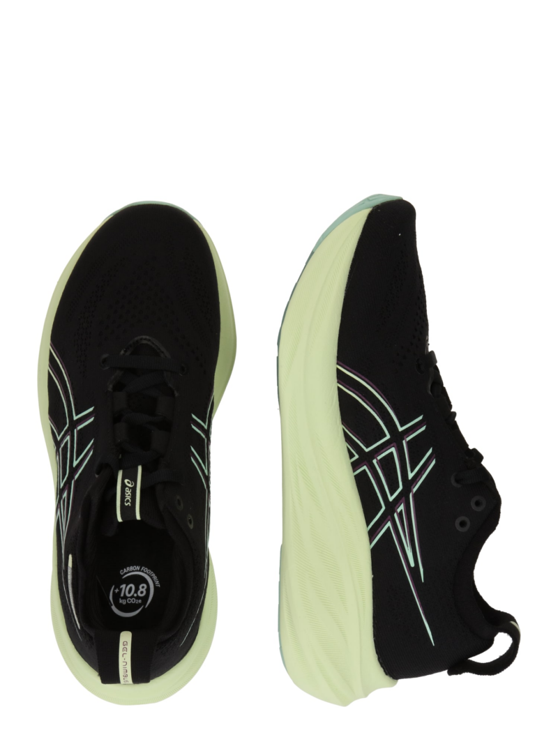 ASICS Sneaker de alergat 'GEL-NIMBUS 26'  verde deschis / negru