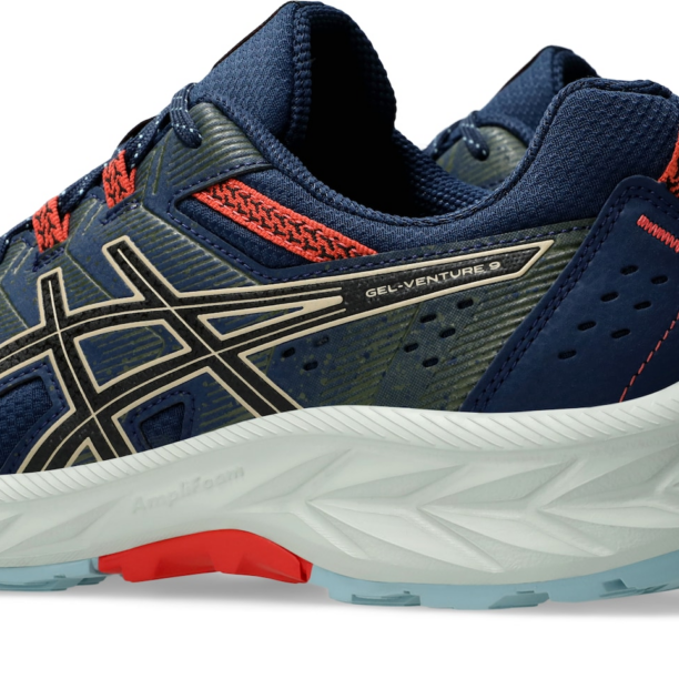 Cumpăra ASICS Sneaker de alergat 'GEL-VENTURE 9'  nisipiu / albastru închis / roșu / negru