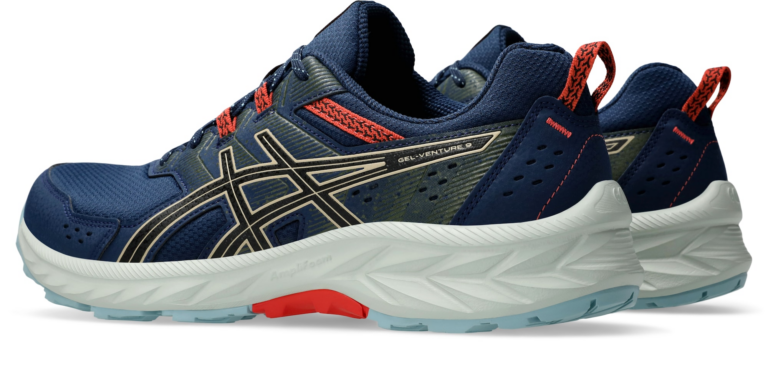 Cumpăra ASICS Sneaker de alergat 'GEL-VENTURE 9'  nisipiu / albastru închis / roșu / negru