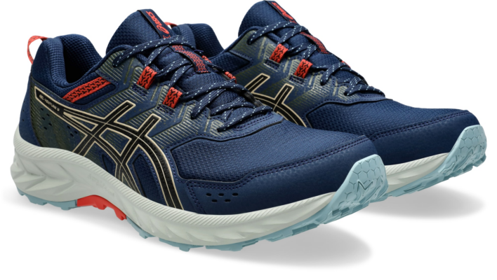 ASICS Sneaker de alergat 'GEL-VENTURE 9'  nisipiu / albastru închis / roșu / negru