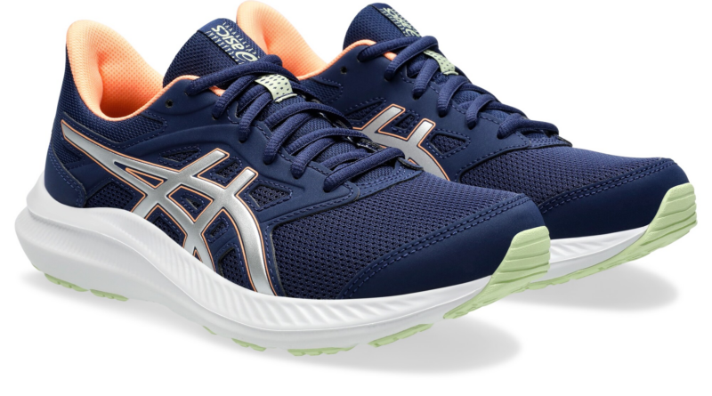 ASICS Sneaker de alergat 'JOLT 4'  bleumarin / albastru închis / portocaliu caisă / alb