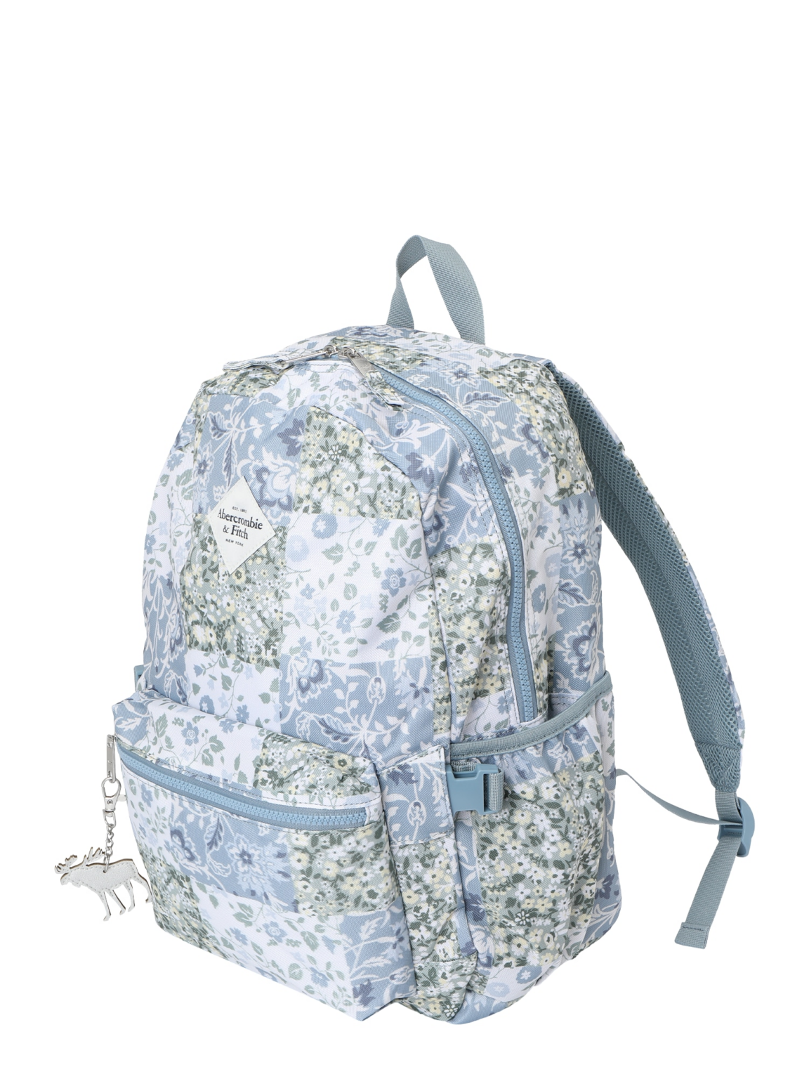 Abercrombie & Fitch Rucsac 'JUN4'  azuriu / albastru pastel / galben pastel / verde pastel