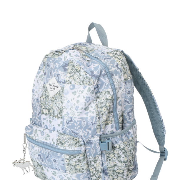 Abercrombie & Fitch Rucsac 'JUN4'  azuriu / albastru pastel / galben pastel / verde pastel