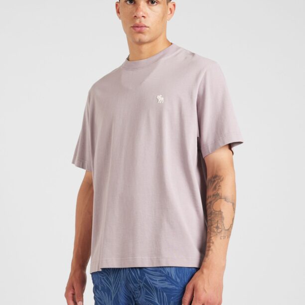 Preţ Abercrombie & Fitch Tricou  mauve / alb