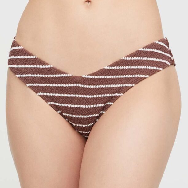 Abercrombie & Fitch bikini brazilieni culoarea maro