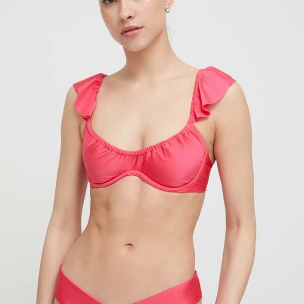 Abercrombie & Fitch bikini brazilieni culoarea roz preţ