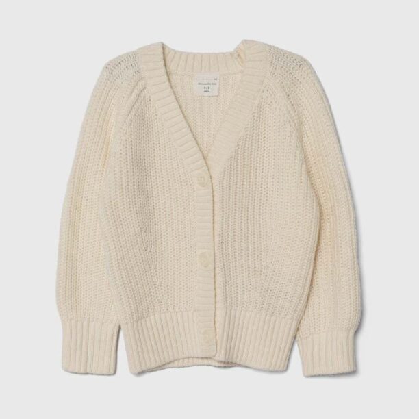 Abercrombie & Fitch cardigan copii culoarea bej