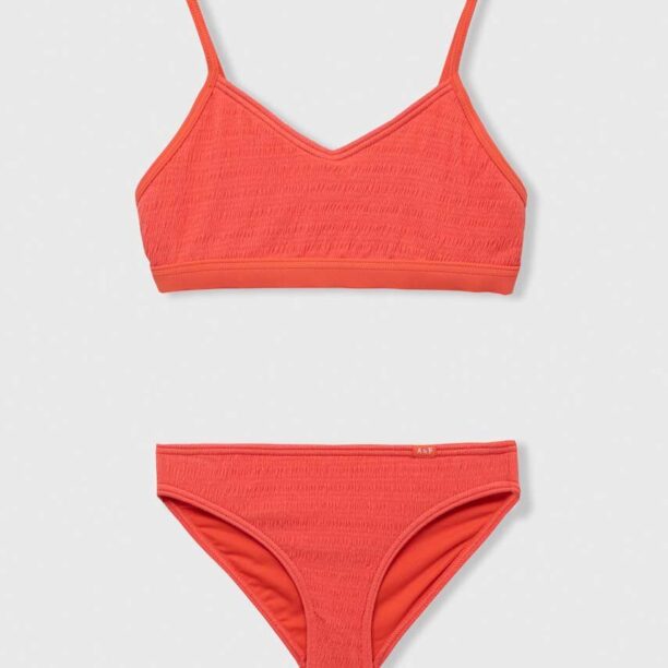 Abercrombie & Fitch costum de baie pentru copii din două piese culoarea rosu