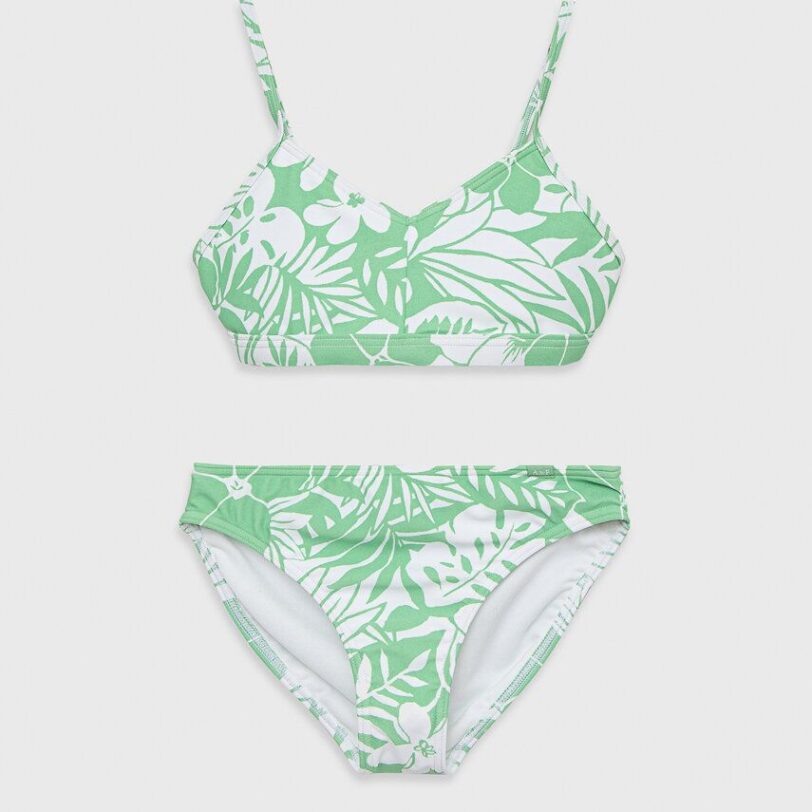 Abercrombie & Fitch costum de baie pentru copii din două piese culoarea verde