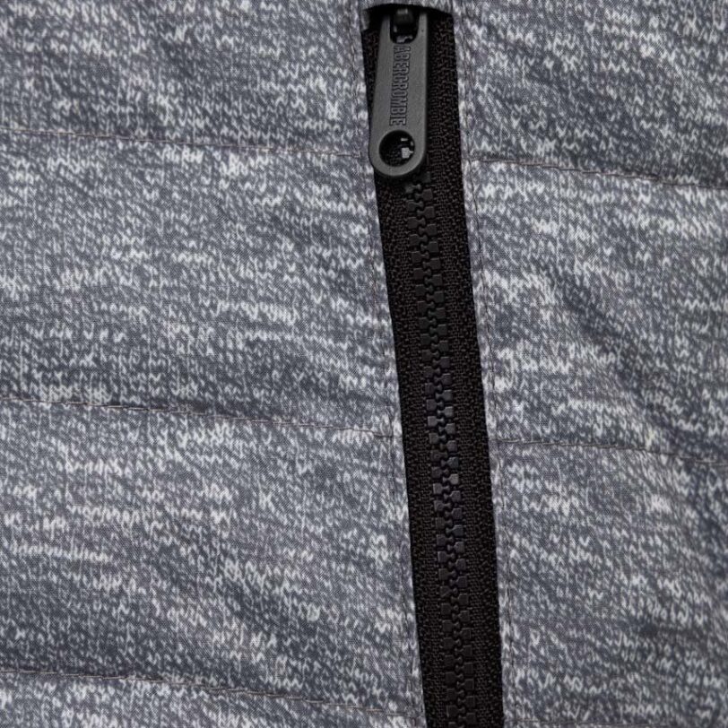 Abercrombie & Fitch geaca copii culoarea gri preţ