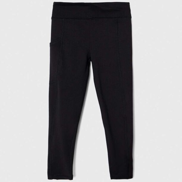 Abercrombie & Fitch leggins copii culoarea negru