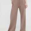 Abercrombie & Fitch pantaloni de lounge culoarea maro