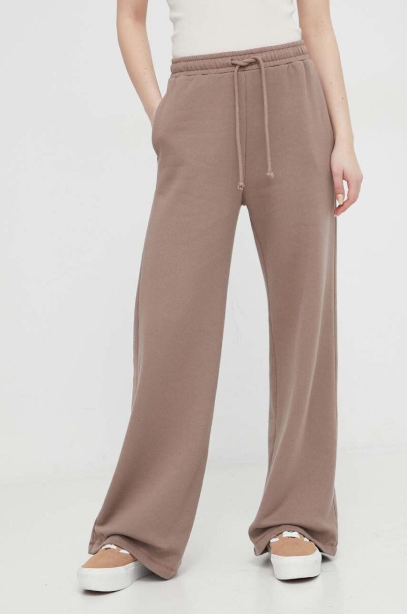 Abercrombie & Fitch pantaloni de lounge culoarea maro