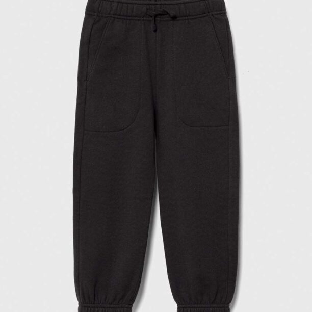 Abercrombie & Fitch pantaloni de trening pentru copii culoarea gri