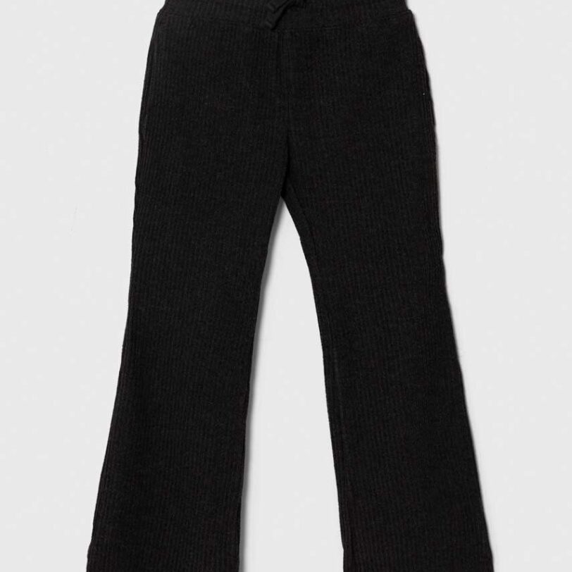 Abercrombie & Fitch pantaloni de trening pentru copii culoarea negru