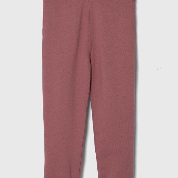 Abercrombie & Fitch pantaloni de trening pentru copii culoarea roz