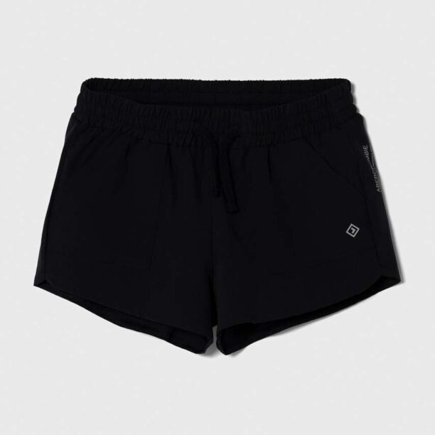 Abercrombie & Fitch pantaloni scurti copii culoarea negru