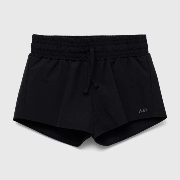 Abercrombie & Fitch pantaloni scurti copii culoarea negru