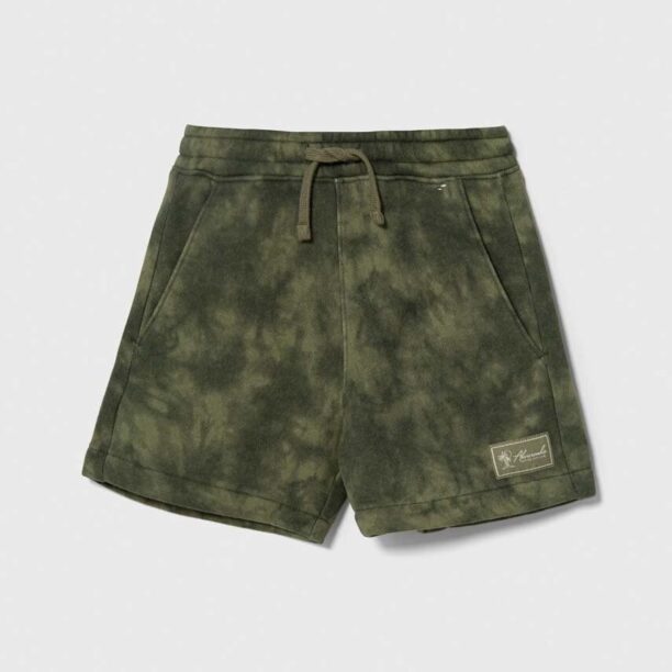 Abercrombie & Fitch pantaloni scurti copii culoarea verde