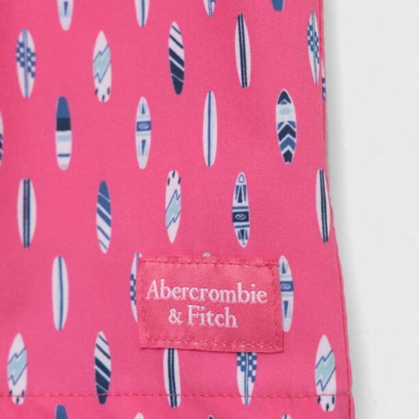 Abercrombie & Fitch pantaloni scurti de baie copii culoarea roz preţ