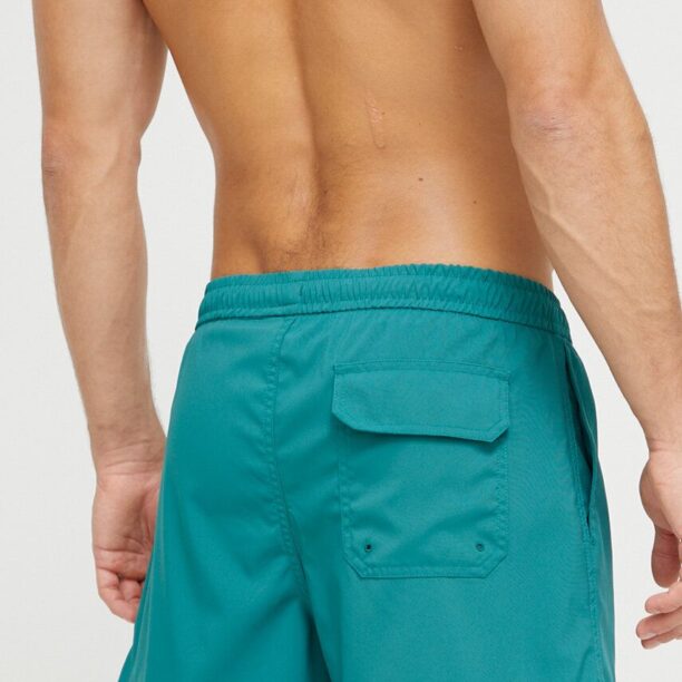 Abercrombie & Fitch pantaloni scurti de baie culoarea verde preţ