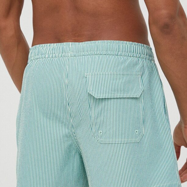 Abercrombie & Fitch pantaloni scurti de baie culoarea verde preţ