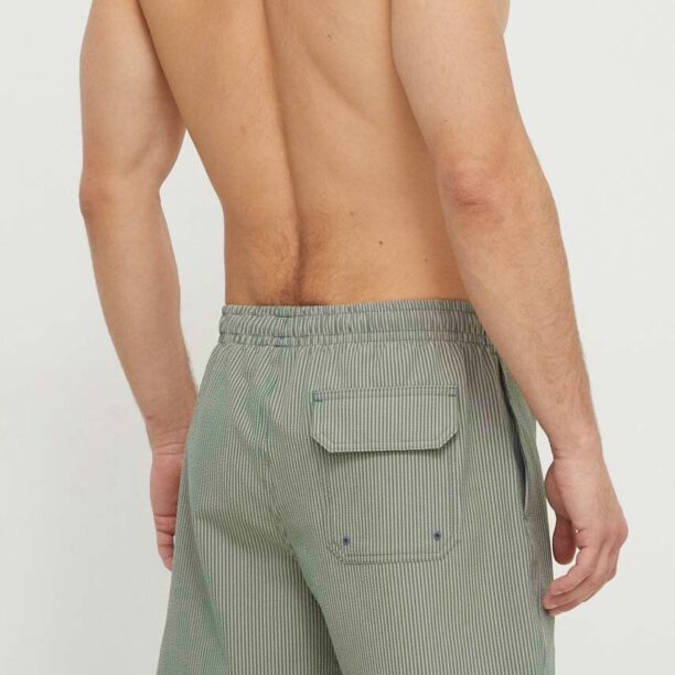 Abercrombie & Fitch pantaloni scurti de baie culoarea verde preţ