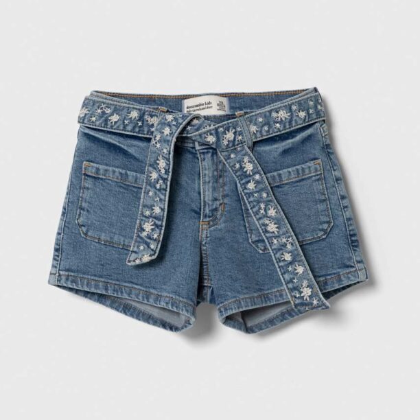 Abercrombie & Fitch pantaloni scurti din denim pentru copii cu imprimeu