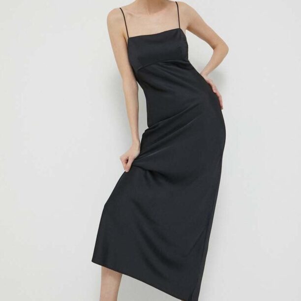 Abercrombie & Fitch rochie culoarea negru