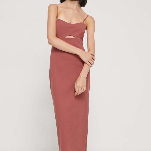 Abercrombie & Fitch rochie culoarea roz