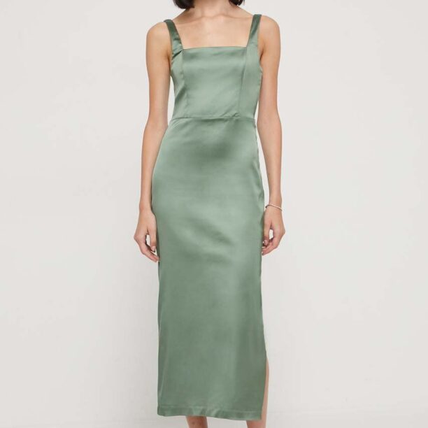 Abercrombie & Fitch rochie culoarea verde