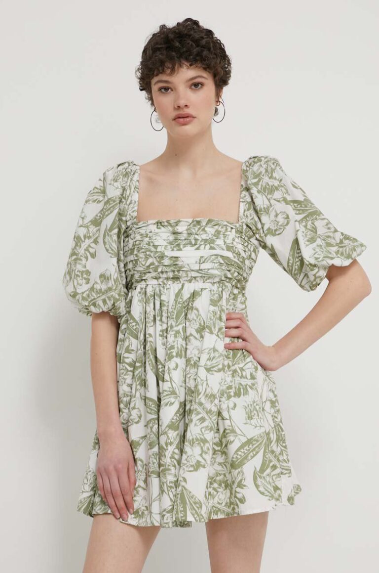 Abercrombie & Fitch rochie culoarea verde