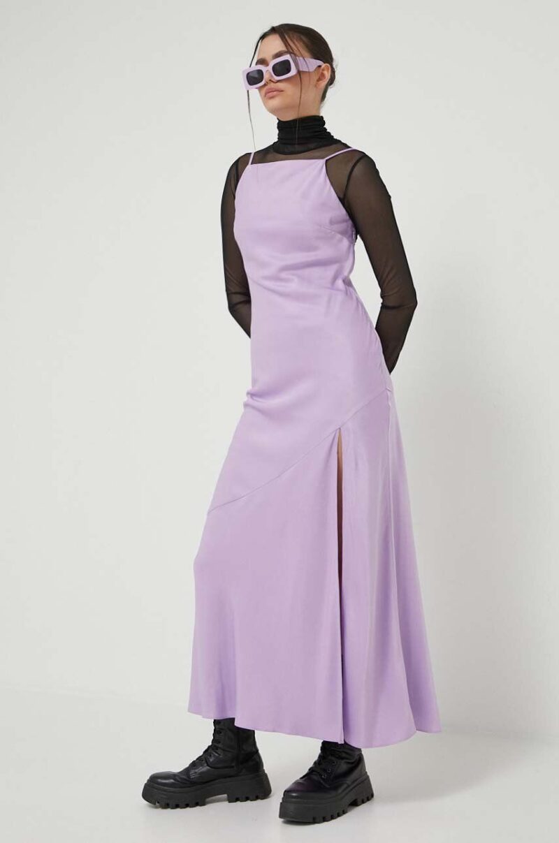 Abercrombie & Fitch rochie culoarea violet