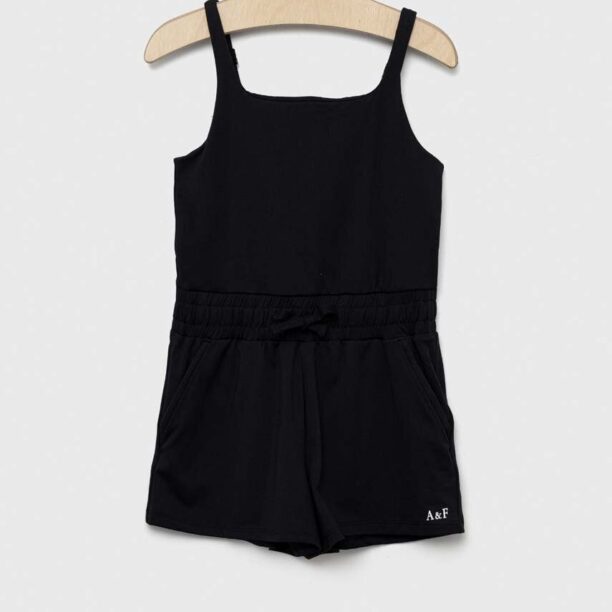 Abercrombie & Fitch salopeta copii culoarea negru