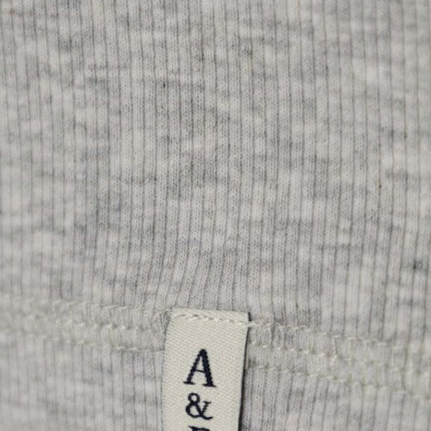 Abercrombie & Fitch top copii culoarea gri preţ