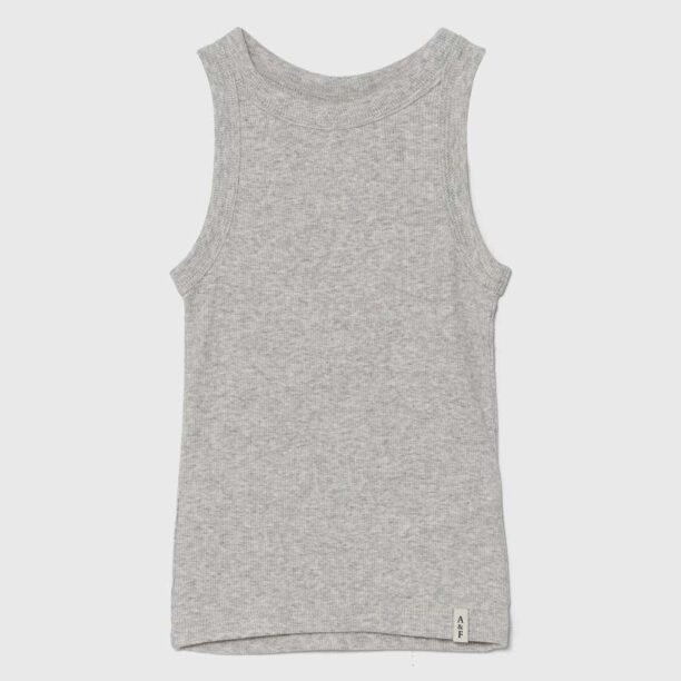 Abercrombie & Fitch top copii culoarea gri