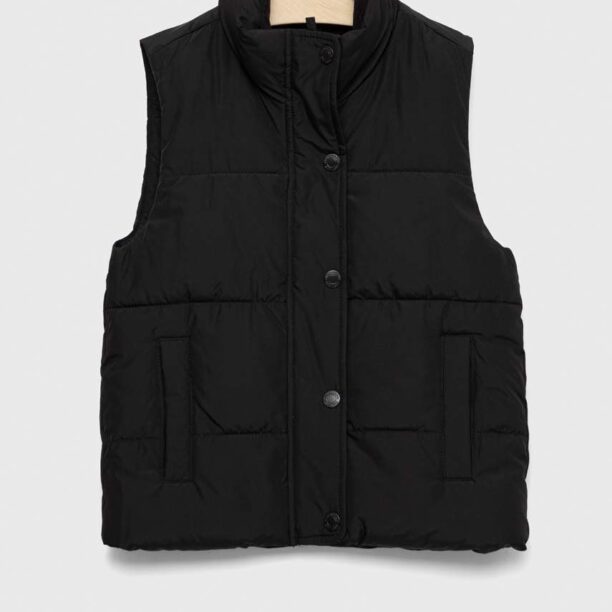 Abercrombie & Fitch vesta copii culoarea negru