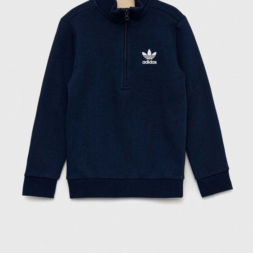 Adidas Originals bluza copii culoarea albastru marin