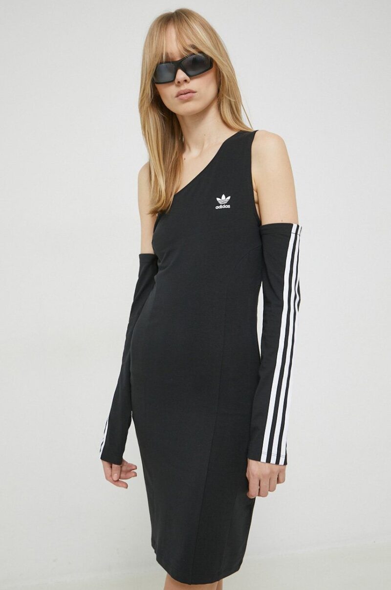 Adidas Originals rochie culoarea negru