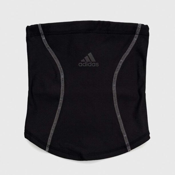 Adidas Performance fular impletit culoarea negru