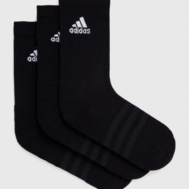 Adidas Performance sosete 3-pack culoarea negru