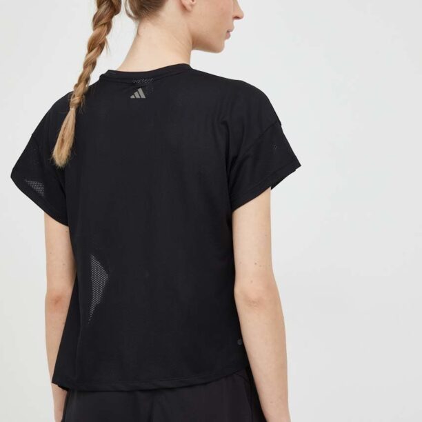 Adidas Performance tricou de antrenament HIIT Quickburn culoarea negru preţ