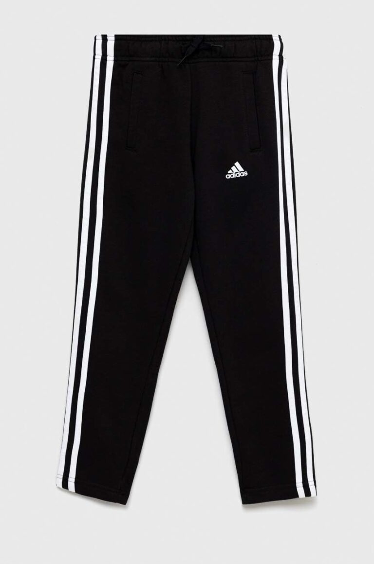 Adidas pantaloni de trening pentru copii G 3S culoarea negru