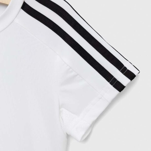 Adidas tricou copii G TR-ES 3S culoarea alb preţ