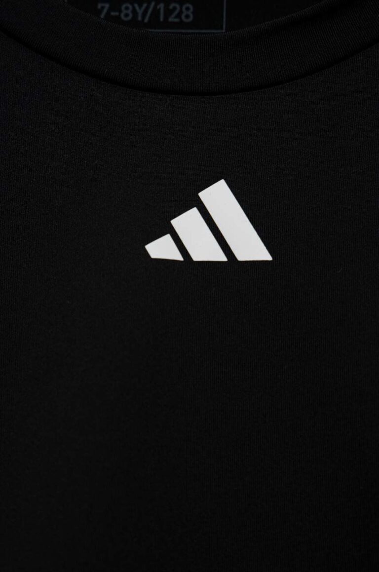 Adidas tricou copii culoarea negru preţ