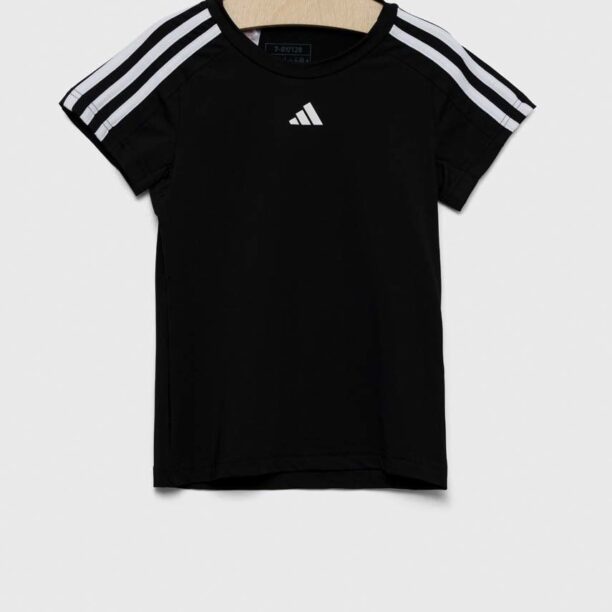 Adidas tricou copii culoarea negru