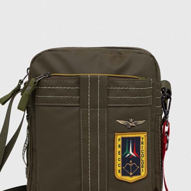 Aeronautica Militare borseta culoarea verde