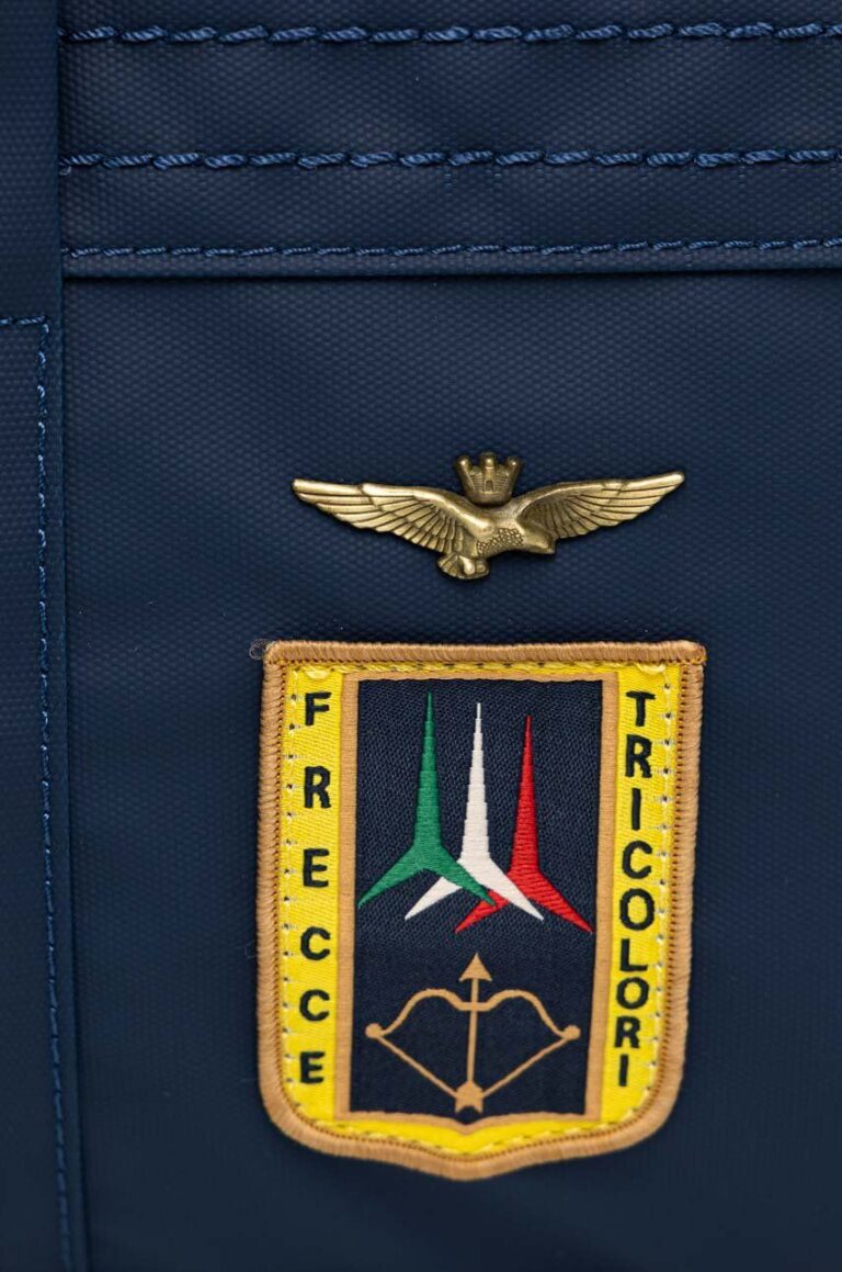 Aeronautica Militare geanta culoarea albastru marin preţ